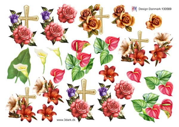 blomstermotiver clipart sun