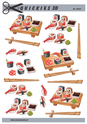 Sushi, Quickies 3d, 10 ark